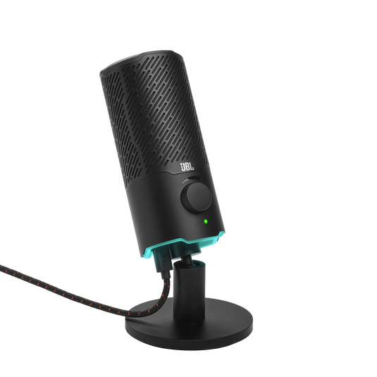 JBL Quantum Stream - Black - Dual pattern premium USB microphone for streaming, recording and gaming - Top image number null